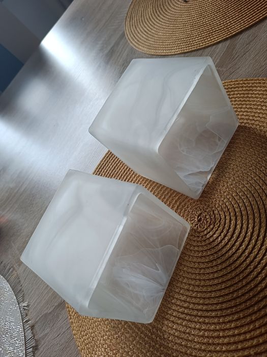 Szklane klosze do żyrandola