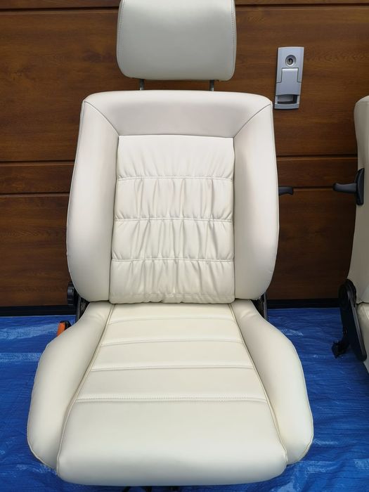 VW Golf MK1 Cabrio, tapicerka, fotele, wnętrze