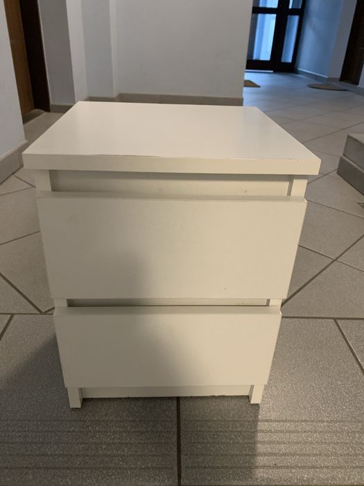 Szafka nocna  biała 30x40x30