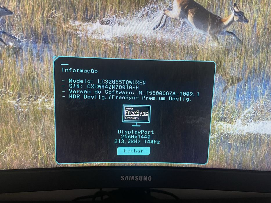 Monitor 32” Samsung Odyssey G5 144hz