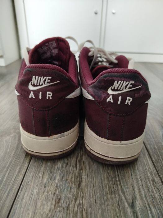 Buty Air Force 1 44,5 Bordowe