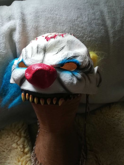 Maska, przebranie, straszny klaun