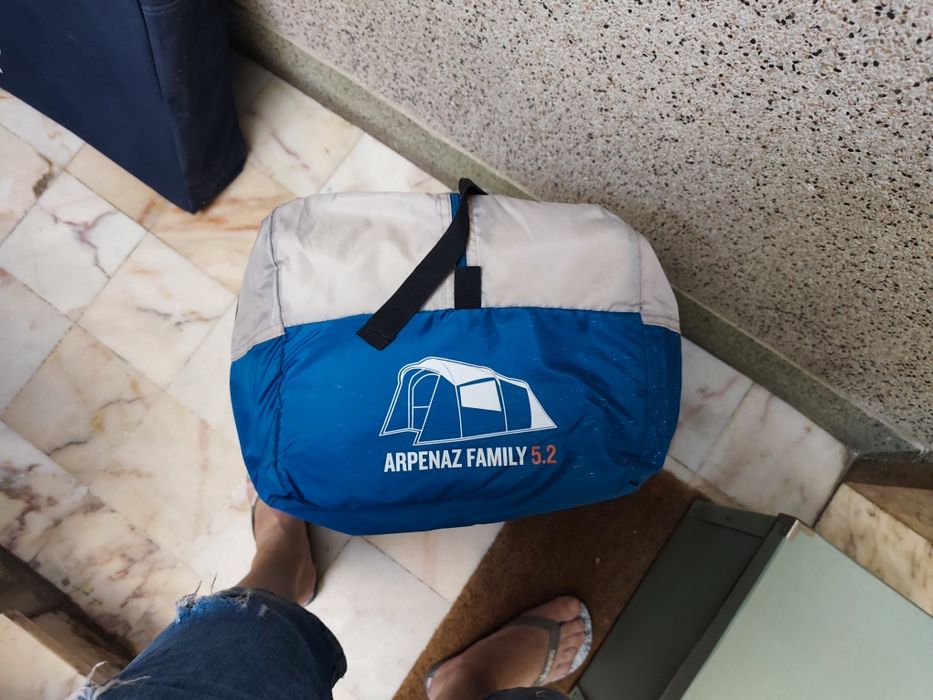 Pack Campismo Familiar NOVO a Estrear (Tendas Arpenaz + Móvel Cozinha Quechua (cozinha vendida))