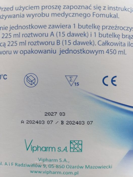 Fomukal płyn do płukania jamy ustnej