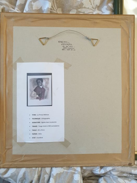 Litografia - Leonor Fini "Le Prince Métisse"