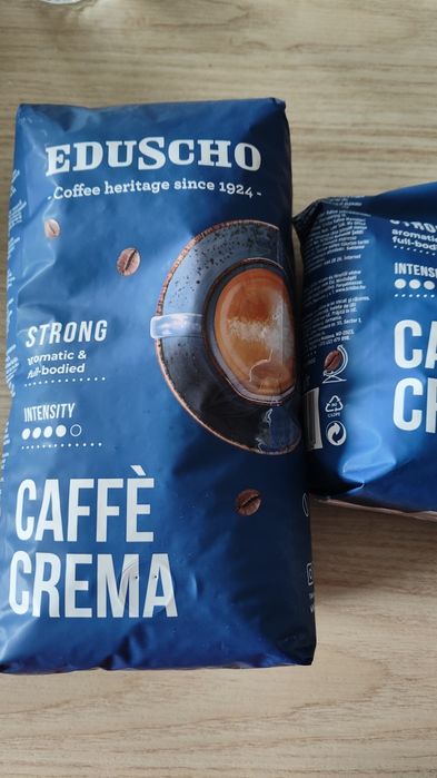 Kawa ziarnista Eduscho Crema Strong Arabica Robusta 1.5 kg