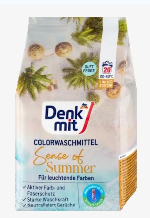 Denkmit Пральний порошок для прання ароматизований, 20 прань, 1.3 кг