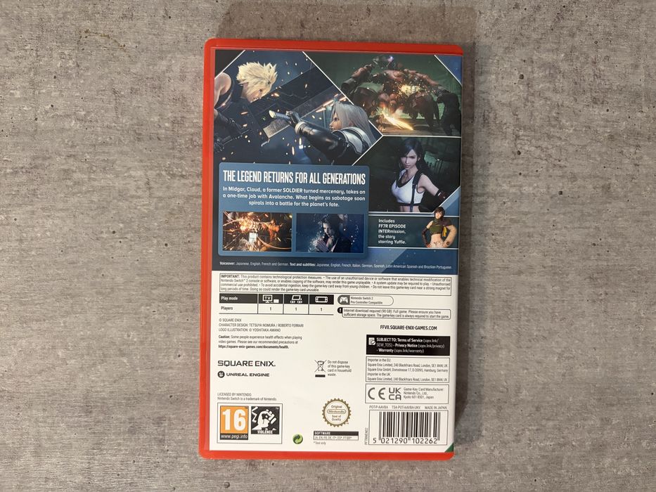 Final Fantasy VII Remake Intergrade - Nintendo Switch 2