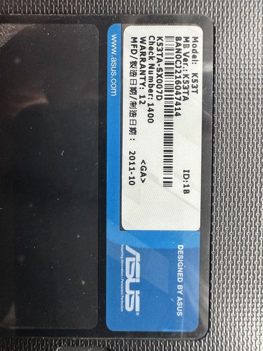 Матрица Asus k53t