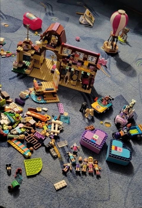 Zestaw mieszany lego friends stajnia