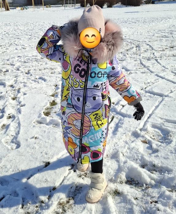 Дитячій пуховик зима