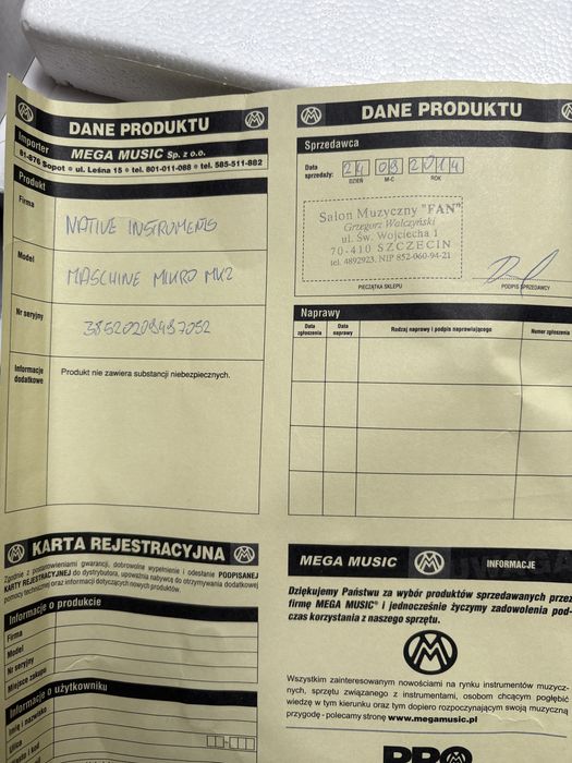 Mikro Maschine mk2 sample