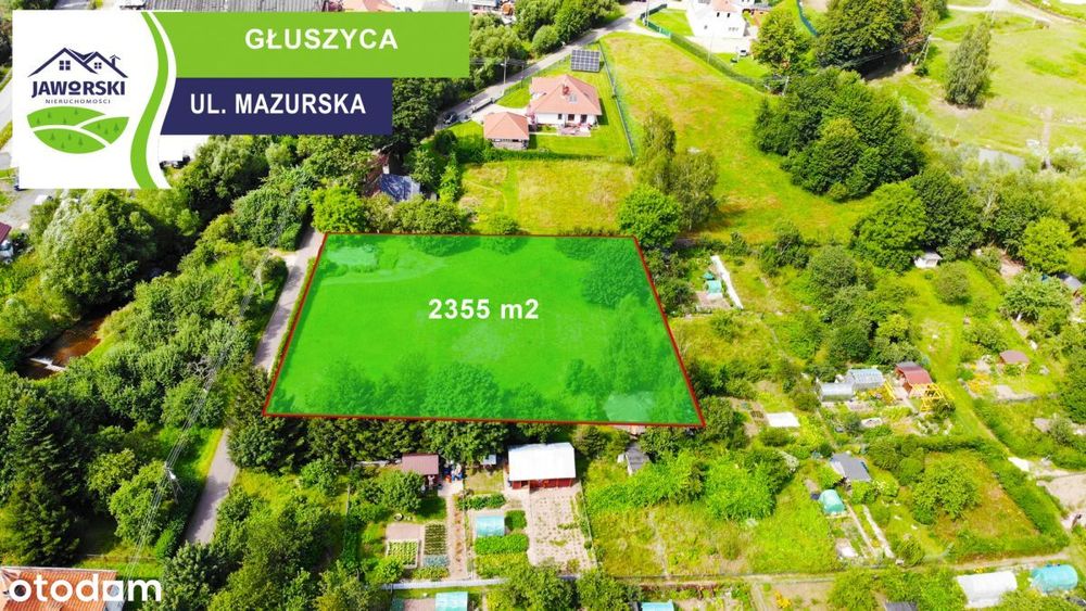 Działka Budowlana 2355 m² – Głuszyca - Widok 3