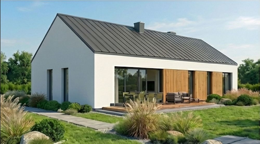 Nowoczesny Dom Parterowy - 130m² - Podgórz - ul. Polna - gm. Brodnica