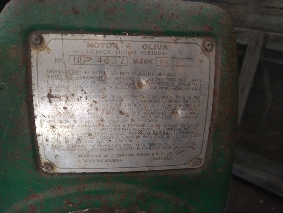 Motor de rega Oliva