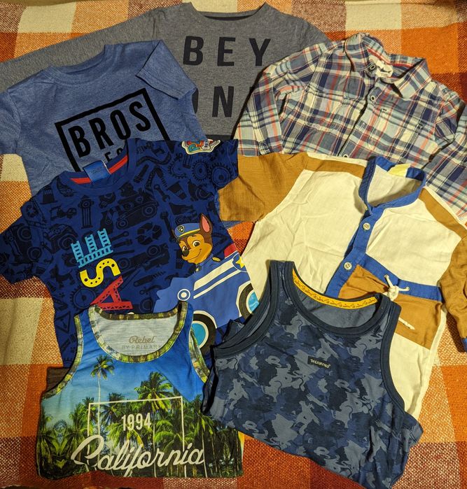 Набор футболки, майки 3-4 года