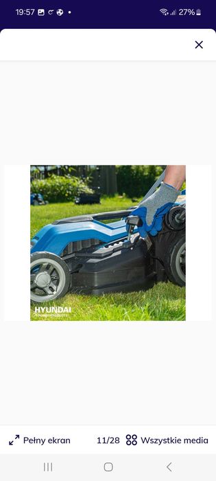 Kosiarka Hyundai 1600W 38cm