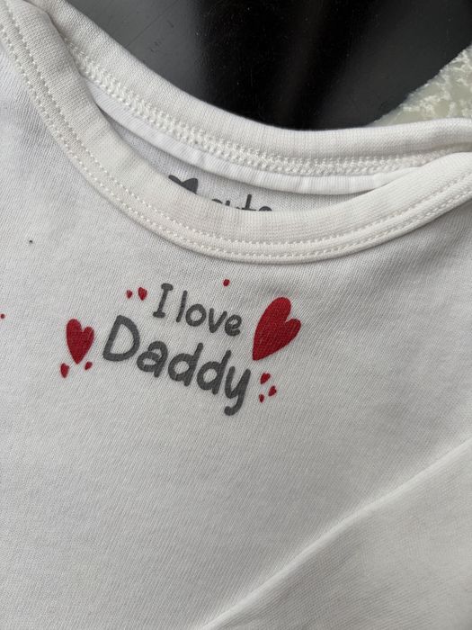 Body niemowlęce I love Daddy