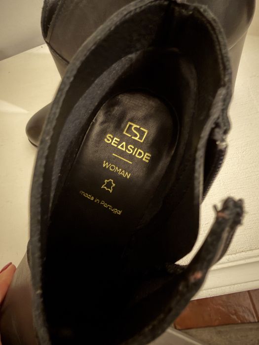 Botins em pele Seaside