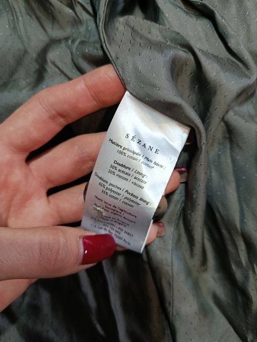 Редкая куртка пальто тренч женский Sezane Оригинальный