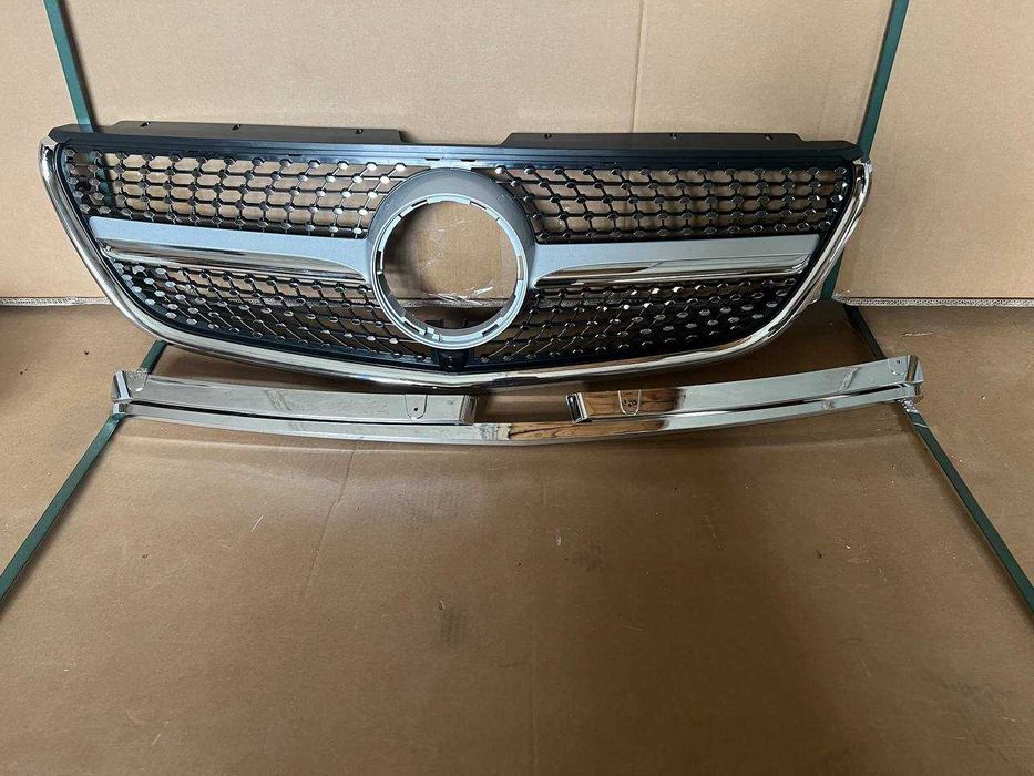 Решітка радіатора Mercedes-Benz Vito 447 2014-2023 Diamond передняя решетка радиатора мерседес бенц віто