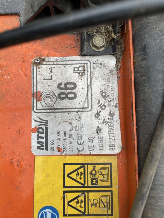Wertykulator elektryczny MTD VE40