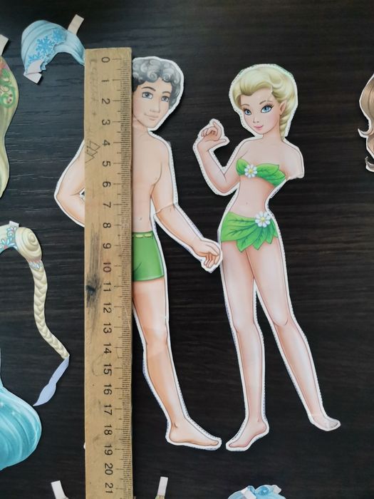 Бумажные куклы одевалки ателье детское ляльки паперові