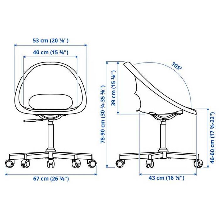 Secretária IKEA MICKE + cadeira LOBERGET/MALSKAR - Posso levar a casa se for perto