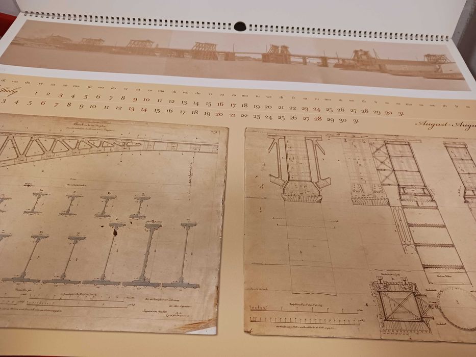 Calendário de parede 2005 - pontes ferroviárias