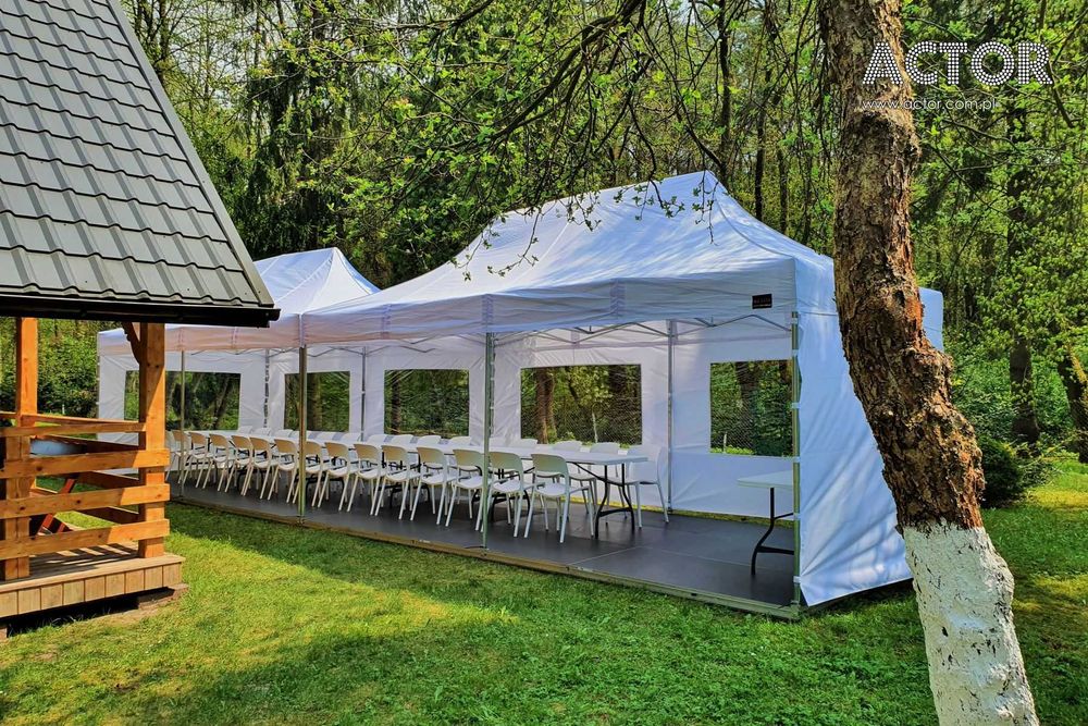 Wynajem namiotów stołów krzeseł Ślub Komunia Katowice Śląsk