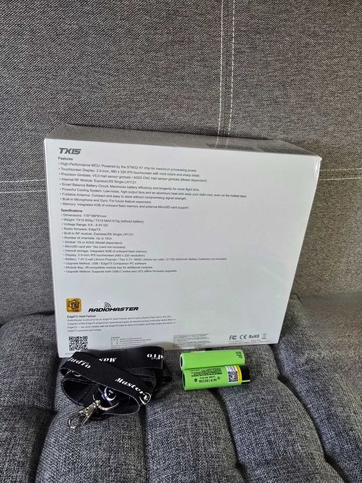 Radiomaster TX15 Жовтий ELRS 2.4ГГц/900МГц Новий Акуми Кейс FCC FPV