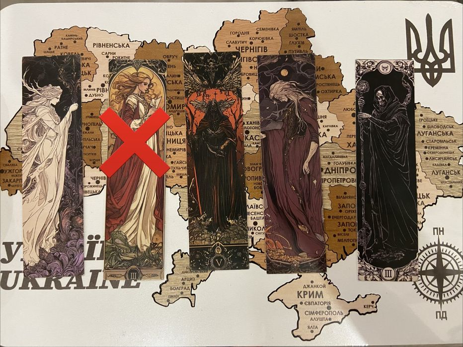 Закладки для книг. Дарк. Готичний стиль. Готика