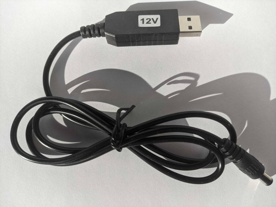 Кабель перетворювач USB-DC 5V до 9/12V Для роутера Інтернет без світла