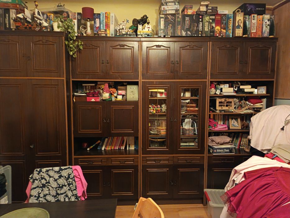 Ciemnobrązowy segment