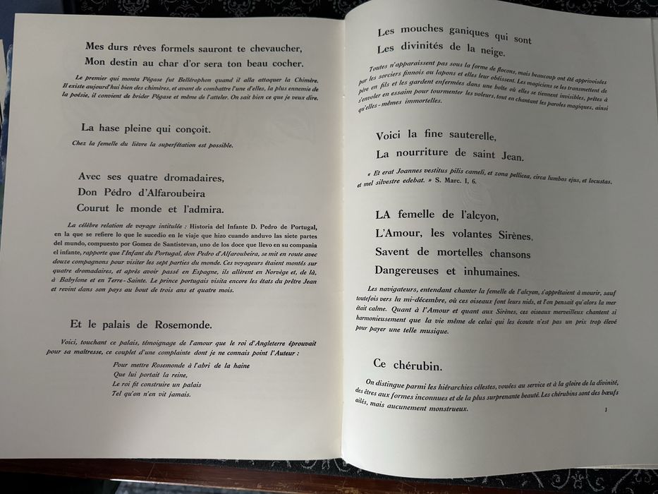 Livro de colecionador: Le bestiare (Apollinaire)