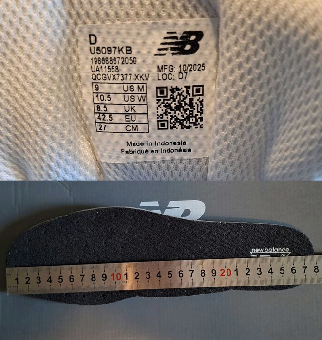 Кросівки New Balance 509 US9 (28CM)