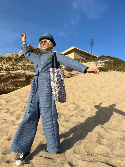 Sacola de compras para cães  Tote shopper Bag with dogs and coffee