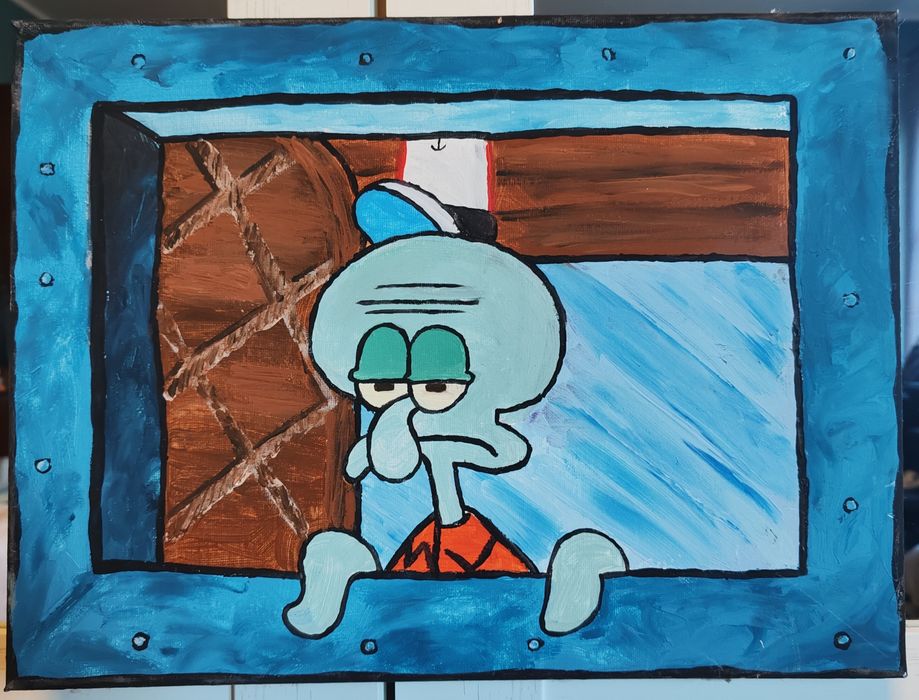 Obraz SpongeBob Kanciastoporty Skalmar