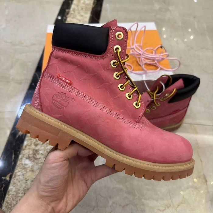 Ботинки timberland x supreme 3 цвета суприм