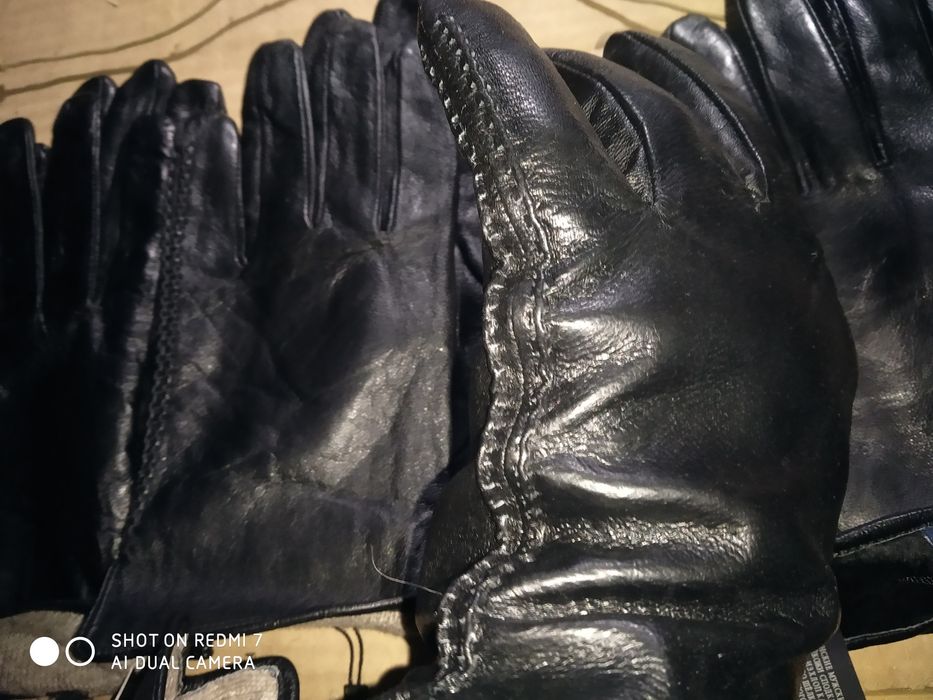 Новые перчатки мужские натуральная кожа Touch screen сенсорные унисекс