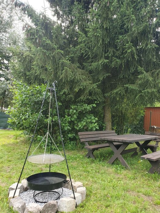 Domek nad Jeziorem Grabowo z jacuzzi-balia oraz sauną.