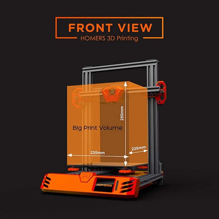 Новий 3D принтер Tevo Tarantula RS PRO 235×235×250