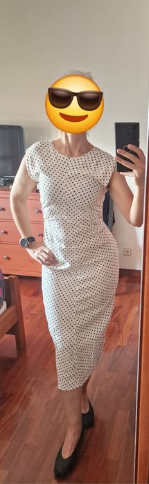 Vestido linho Zara