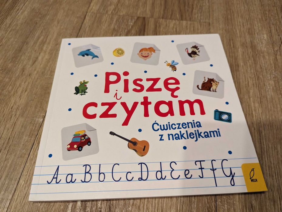 Książka "Piszę i czytam. Ćwiczenia z naklejkami."