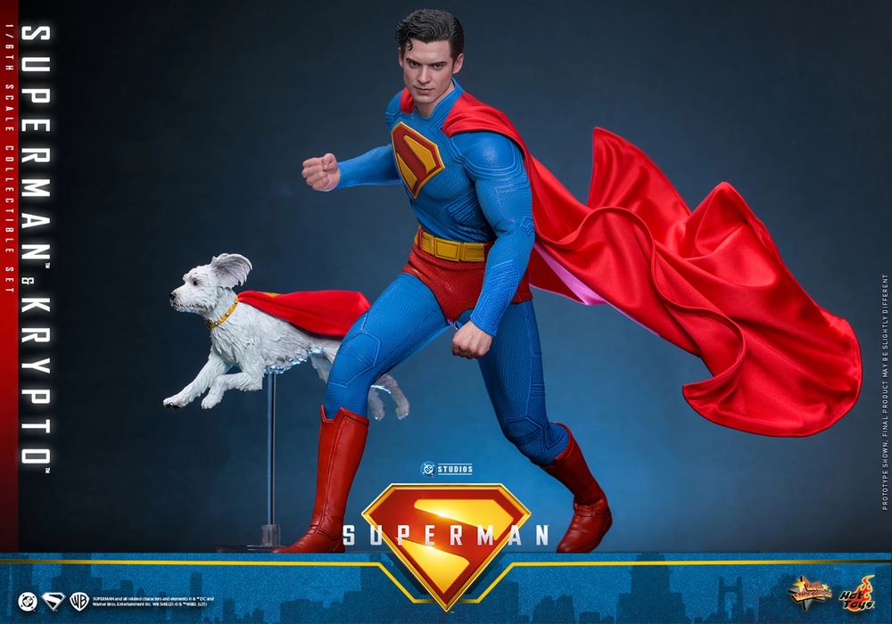 Фігурка 1/6 Hot Toys MMS 812 Superman 2025: Superman & Krypto