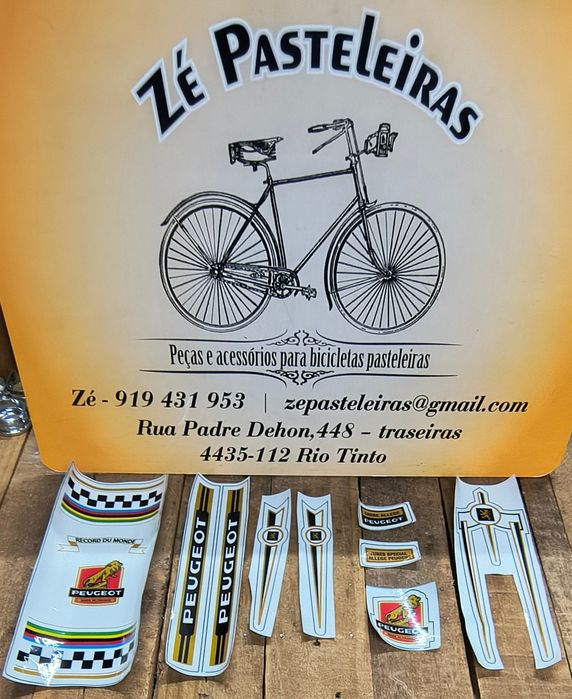 Autocolantes bicicleta Peugeot / kit completo