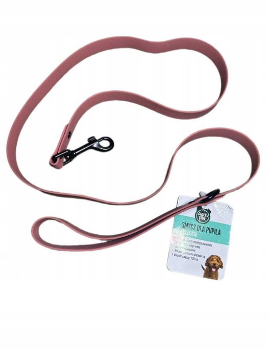 Smycz Dla Psa Activ Pet – Tradycyjna, 1,2 m | Kolor: Brudny Róż |