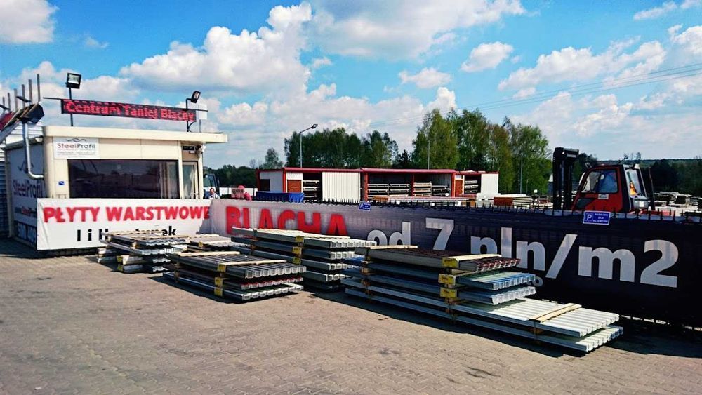 Tanie Blachy Dachowe 2 gatunek Blacha Trapezowa T18 Ocynk Powlekana T7