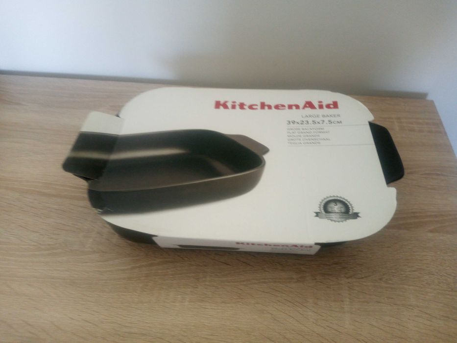 Kitchen aid large baker 39x23x7,5 cm Novo + Tampo de Bambu Selada