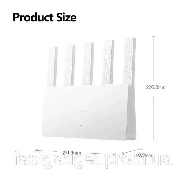 Роутер Xiaomi BE5000 2.4/5GHz Маршрутизатор Xiaomi BE5000 Wi-Fi 7